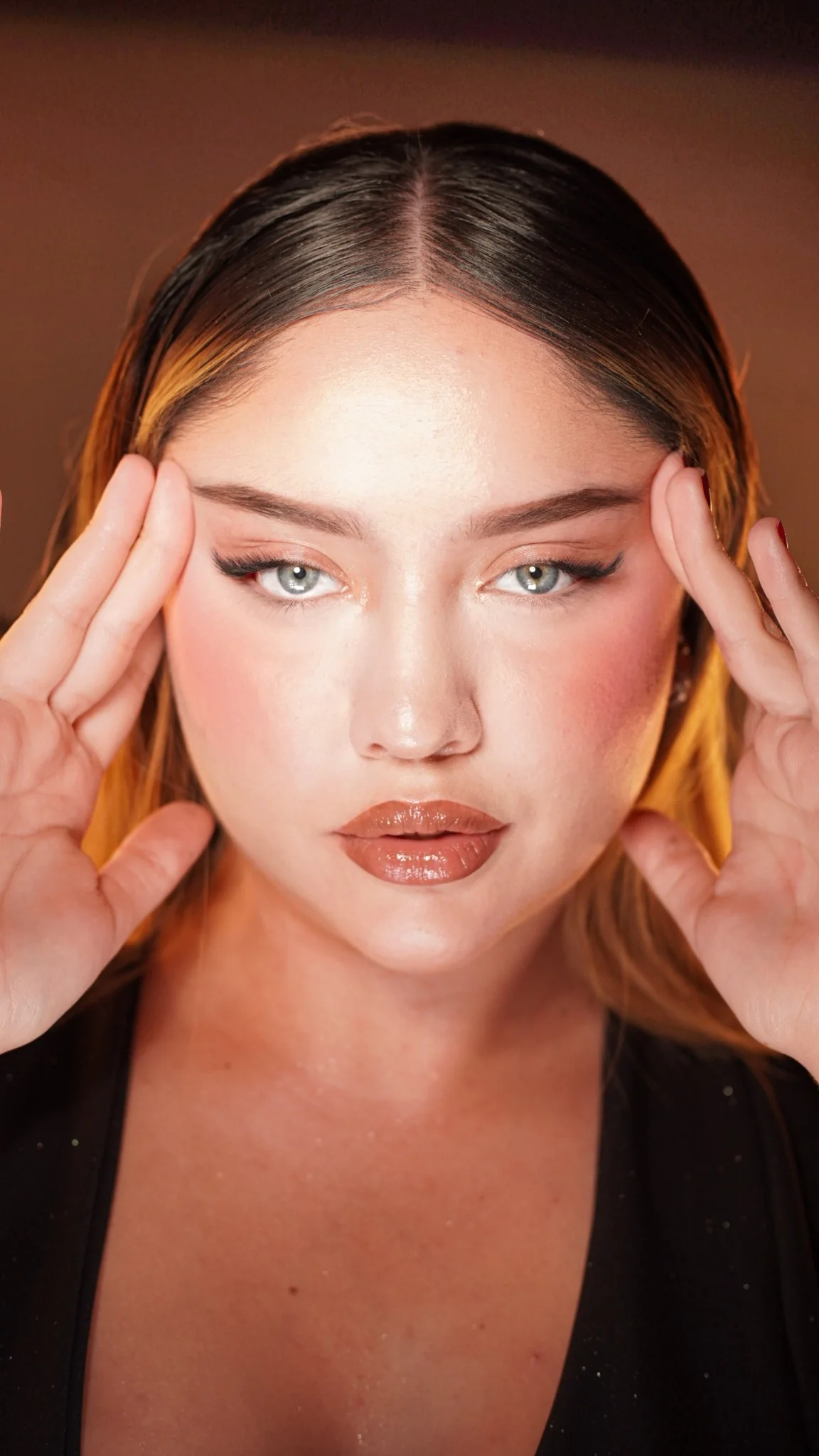 Resultado de maquillaje y diseño de mirada